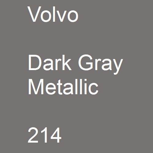 Volvo, Dark Gray Metallic, 214.